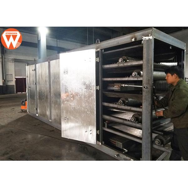 Catfish Fish Feed Dryer Equipment Steam Heated 0.5 T/H High Evaporation Intensity