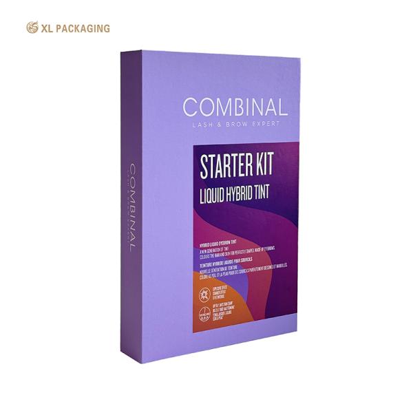 XL Packaging Custom Printed Cosmetic Boxes Luxury Custom Logo Rigid Paper Boxes With Sponge Liner Empty Magnetic Case Display For Product Packing