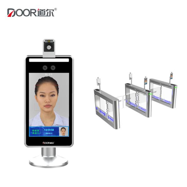 Temperature Detection Turnstiles Face Recognition Terminal For Access Control