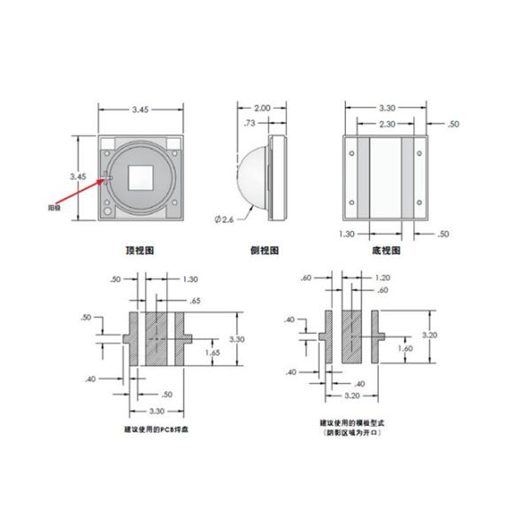 CERAMIC BASE 1W 3535 SMD LED,GOOD PRICE AND HIGHT QUALITY SMD LED,SPEICAL FOR TORCH