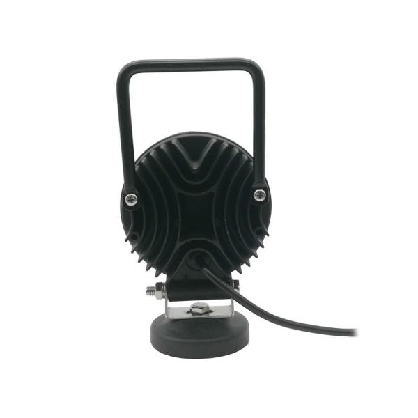 4 Inch 27W Round Portable LED Work Light Spot Magnetic Base 12V 24V