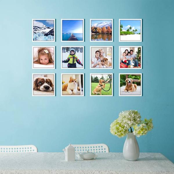 Plastic Removable Picture Frames 4x6 5x7 8x10 Europe Style Decorative Wall Black Picture Frame