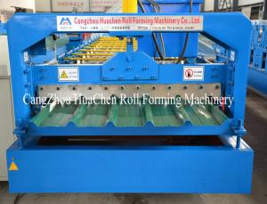 China Aluminium Metcopo Step Tile Roof Sheet roll forming line , Rollform Equipment on sale