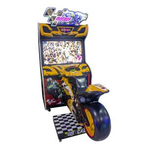 China Coin op Arcade amusement moto GP game Video Simulator coin operated arcade Game Machine For Game Center on sale