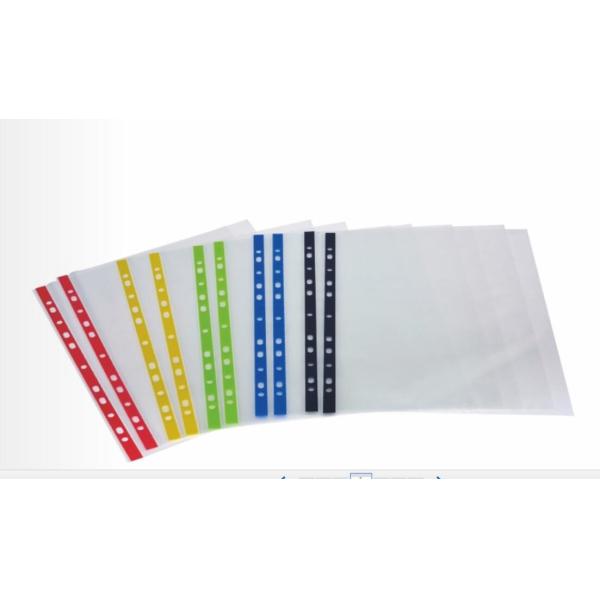 11 holes A4 PP Color Sheet Protector Page Protector for office documents