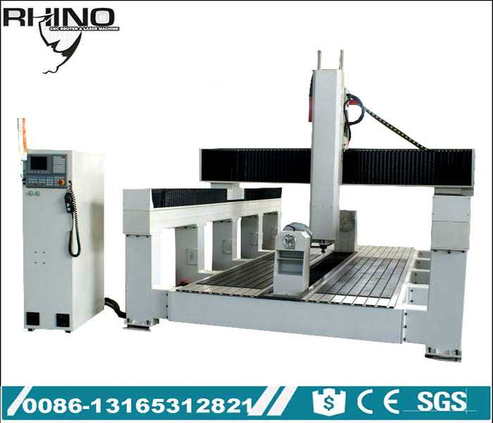 Plywood / PE / Foam CNC Router 5 Axis Machine for Wooden Mold With Economic 5