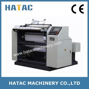 China High Speed POS Paper Roll Making Machine,Auto Tucker Cash Register Roll Making Machinery,Thermal Paper Making Machine on sale