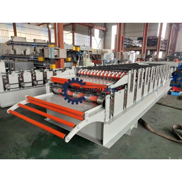 Corrugated Sheet Cold Roll Forming Machine Production Line For Double Decker Roofing