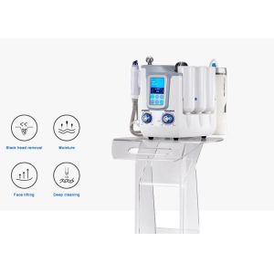 China 7 in 1 microdermabrasion Machine 3MHz RF Frequency Deep Cleansing Facial wholesale