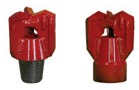 China High strength 1 inch - 24 inch Chevron drag bits / Oilfield Drill Bits on sale