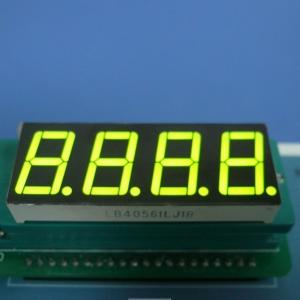 China 4 digit 7 Segment Led Display , Common Cathode Seven Segment Display Green 0.56 inch wholesale