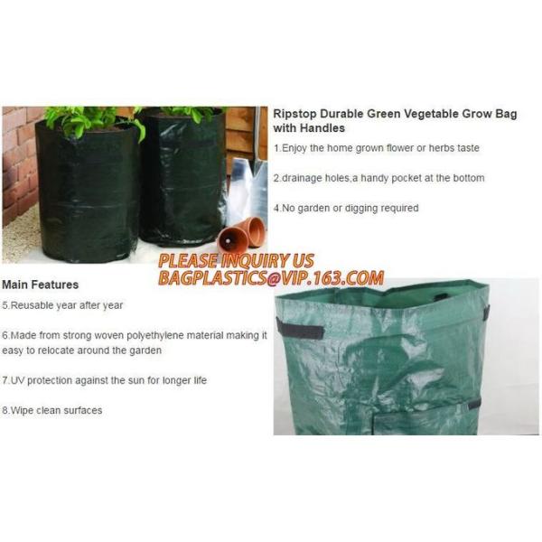 Heavy Duty Biodegradable Garden Bags Potato Grow Murphy PE Fabric Gallon Durable