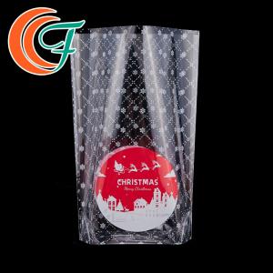 China Logo Printed Plastic Christmas Packaging Bags Biodegradable Resealable Poly wholesale