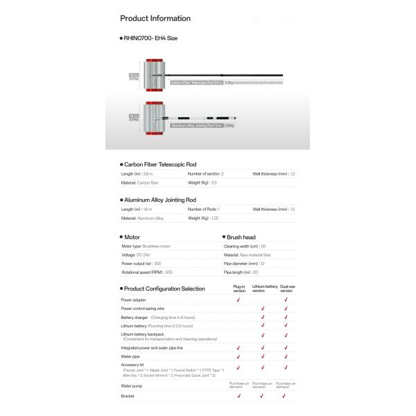 Handheld Mobile Solar Panels Cleaning Machinery PV Power System Maintenance Toolings