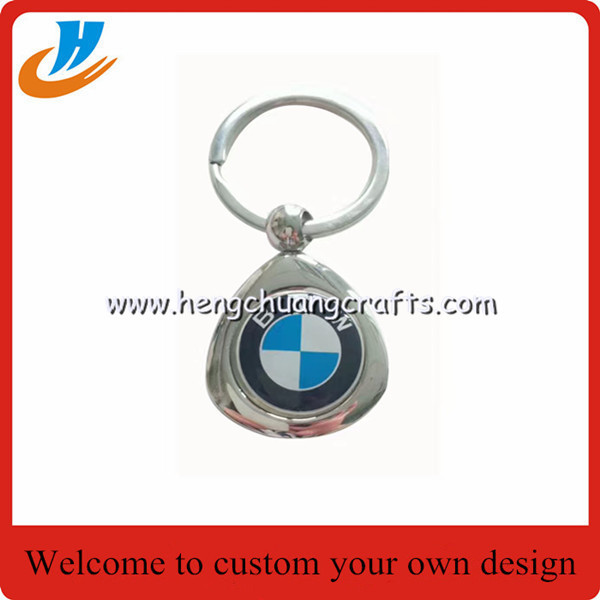 Car logo keychain metal car key chain leather car design keychains custom