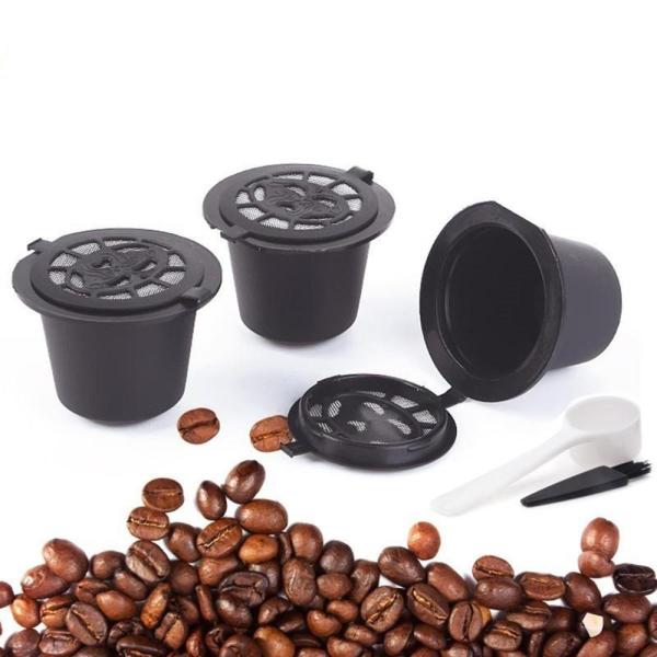 20ml 30ml 3 Pack Refillable Empty Coffee Capsule Espresso Reusable Pods