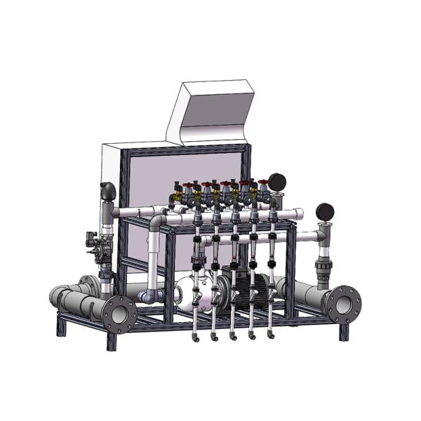 10 Inches Screen Automatic Fertigation Machine High Precision For Water Soluble Fertilizer