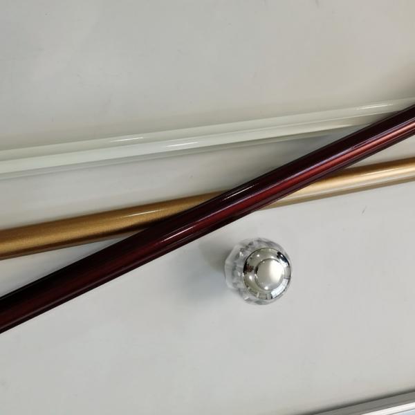 Quality 22 Inch Single Track Ceiling Mount Galvanized Pipe Curtain Rod for sale