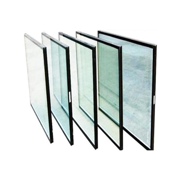 Heat Resistant Double Glazed Insulated Glass 6.38mm - 60mm Thickness With Grind Edge