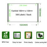 Bluetooth 4x6 Label Printer - Quick and Easy Labeling