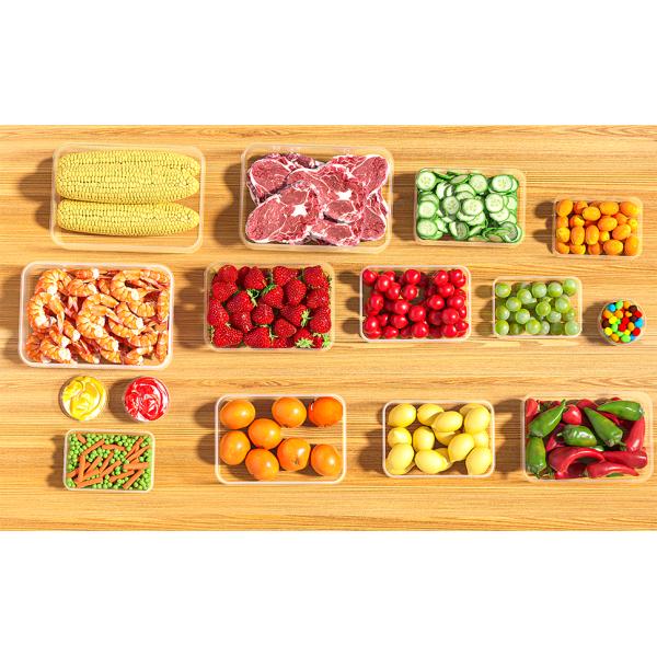 Food Storage Containers With Lids Airtight Freezer Containers Leakproof Plastic Meal Prep Containers