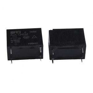 Buy cheap SPST Power D 4KV Mini Power Relay 24 Volt 5A RJA - 124DM PCB Mount Relay from wholesalers