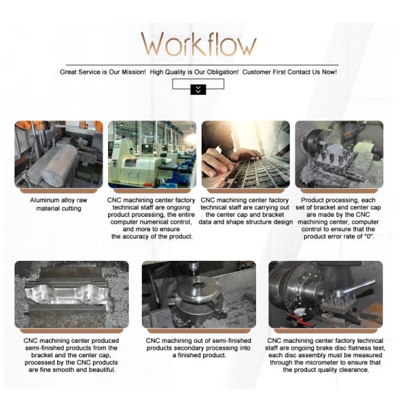 Original Racing 345*32mm J Hook Disc Brake Kit Caliper