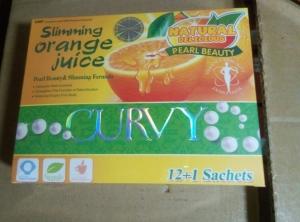 China Slimming Orange juice 100% herbal weight loss  &Delicious fat burner orange juice wholesale