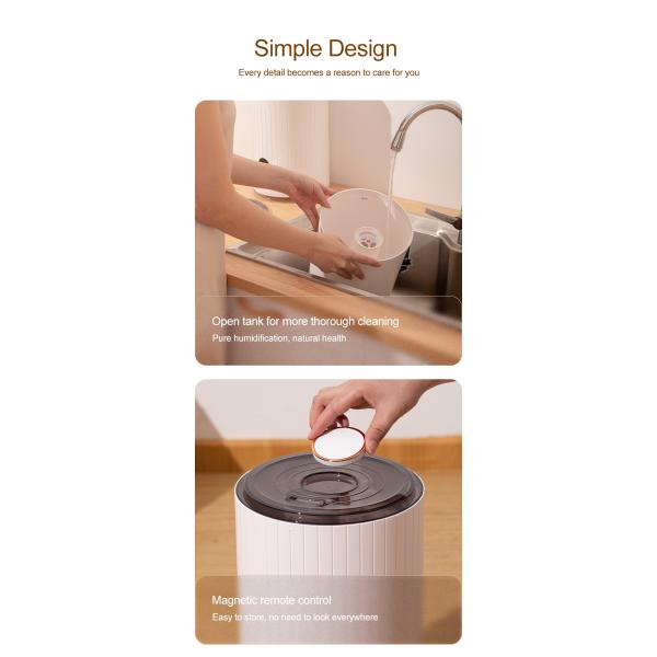 Large Cool-Mist Impeller Humidifier for Bedroom Oem 5L Top Fill Electronic Ultrasonic