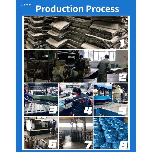 4" Rubber Expansion Joints NBR Material Oil Alkali Resistant High Temperature