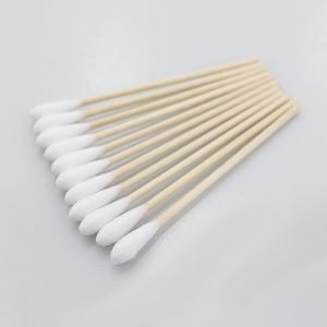 Pointed Tip Cotton Wool Swabs Bulk Single Head Multifunction Economical