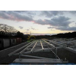 China Tilt Frame Ballasted Solar Racking For Pitched Rooftop wholesale