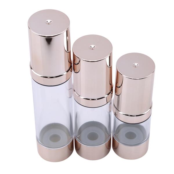 Empty Transparent Airless Serum Pump Bottles Refillable And Reusable