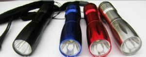 China Super Bright 0.5W Tactical Cree LED Flashlight Rechargeable Multi Colored Housing wholesale