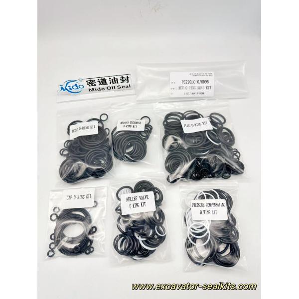 PC220LC-6 6D95 Excavator Main Control Valve Seal Kit Repair Kit