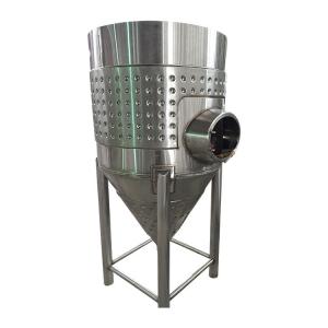 China 500 Liters Fermentation Tank Electric Heated Vacuum Seed Fermenter on sale