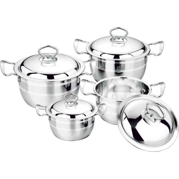 3pcs/4pcs cookware set & stainless steel cooking pot &16cm -24cm casseroles & kitchenware &sauce pot