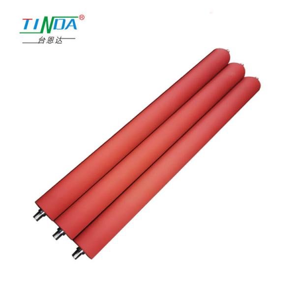 Customized Diameter Precision Printing Rubber Roller For Cylinder Printer