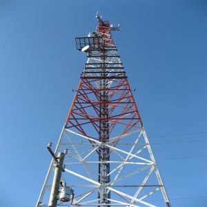 China 4 Leg Radio Communication Tower Bolted Radio Angle Steel Tower wholesale