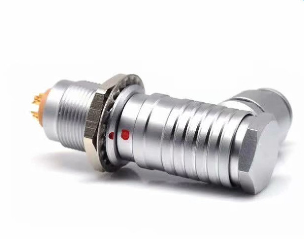 Lemo 3B Connector FHG 3B 4pin Cable Connector Right Angle Solder Connector FHG
