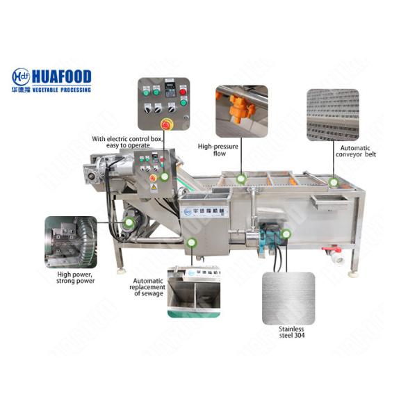 Stainless Steel Carrot Vegetable Washing Machine