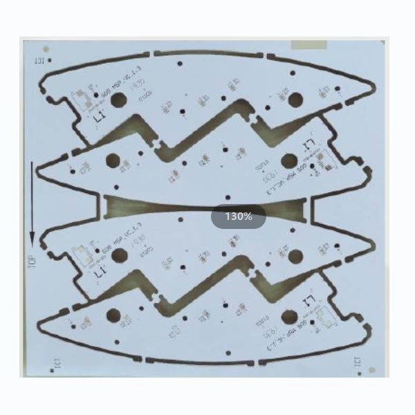 China OSP Aluminum Base PCB Fabrication 1.6mm Metal Core Led Lamp Circuit Board on sale
