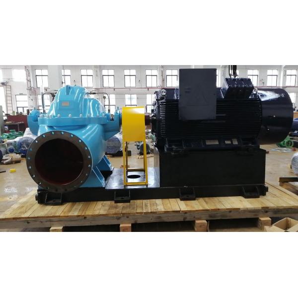 ISO9001 Cast Iron 1450m3/H Single Stage Double Suction Centrifugal Pump For Raw Water