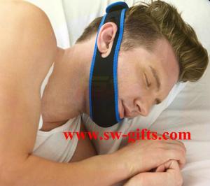 China Anti Snoring Chin Strap Neoprene Stop Snoring Chin Support Belt Anti Apnea Jaw Solution Sleep Device wholesale
