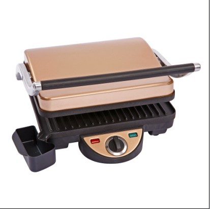 4 Slices Panini Grill Machine,panini press, sandwich toaster with SS Housing,adjustable temperature control