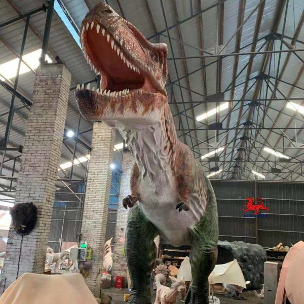 Theme Park Realistic Animatronic Dinosaur T Rex With Movement / Sound Customization