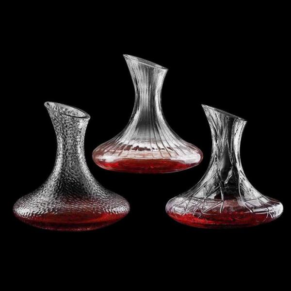 Bulk Wholesale Handcrafted Lead-Free Crystal Wine Decanter Aerator | 1500mL Distributor-Ready Carafe