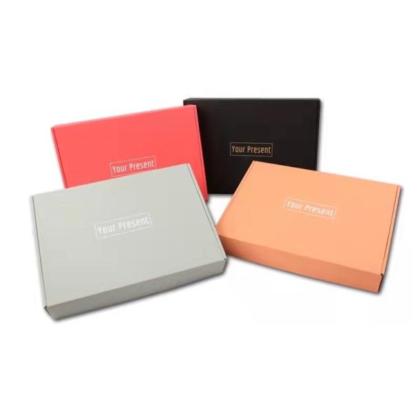 250gsm 18*11*5cm Gloss Lamination Floral Paper Box For Clothes