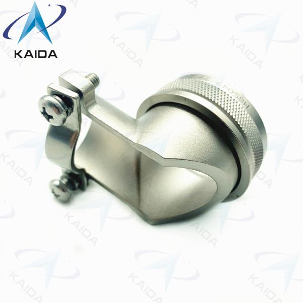 M85049 Series Connector Backshell 90° Strain Relief Backshell Electroless Nickel M85049/39-21N