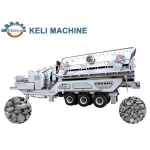 China Mill Crusher Trailer Stone Mobile Crusher with Large Capacity on sale